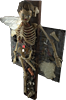 Deussection - plaster, metal, plastic - found object sculpture