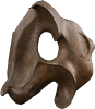 Abstrakt 1 - lifecast bronze sculpture